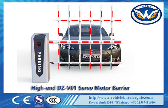 Bãi đậu xe LED DC 24V Servo Cổng rào cản giao thông động cơ với 3m ba cánh tay hàng rào