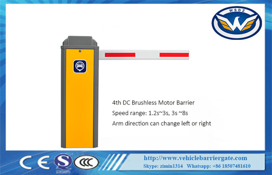 Chống va chạm An ninh tự động Boom Barrier Cổng Động cơ không chổi than DC Nguồn 24V