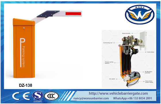 Động cơ Servo tốc độ cao 0,6 giây Bãi đỗ xe điều khiển từ xa Cổng rào cản giao thông tự động với động cơ Servo 24V IP65