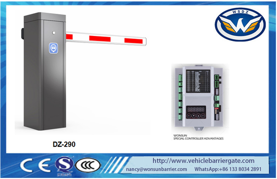 Cổng rào chắn Boom thông minh Tốc độ 0,6 giây Thép không gỉ 304 với cánh tay 6 mét