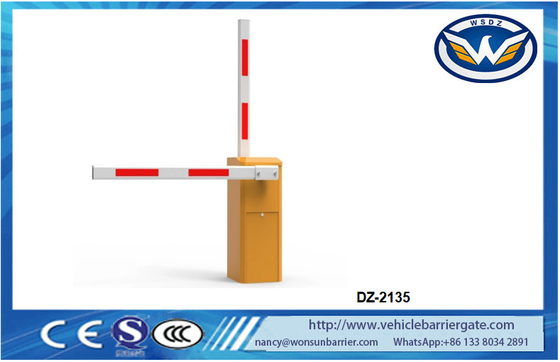 Rào chắn đỗ xe ô tô tự động 2 động cơ 6M Arm 24VDC Động cơ không chổi than Boom Barrier