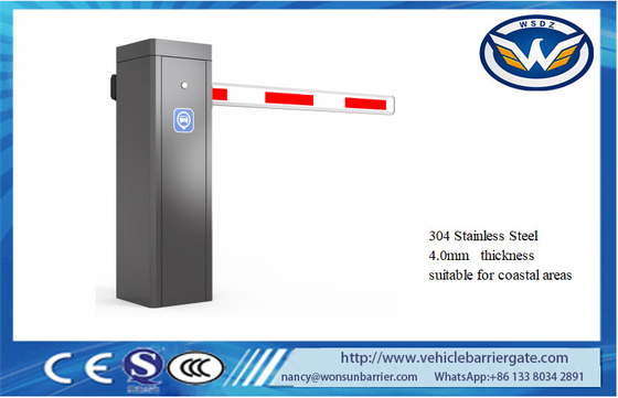 Động cơ Servo Cổng rào chắn đường SS304 Cổng rào cản giao thông điều khiển từ xa tự động