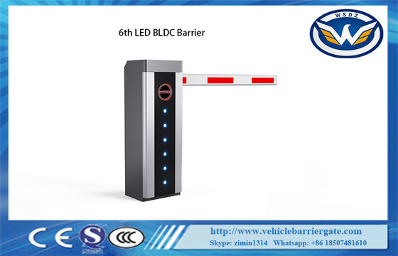 DC24V Motor Brushless Parking Barrier Gate 6th BLDC Motor LED Light Housing