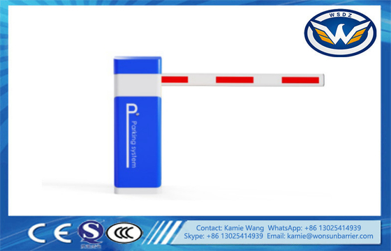 Cổng rào cản giao thông có thể điều chỉnh tốc độ 24V DC Rào cản bãi đậu xe có động cơ không chổi than với cánh tay 6m