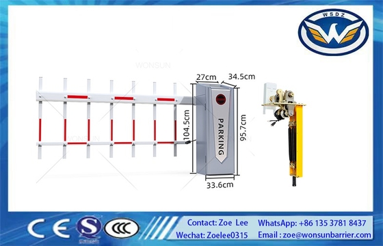 Động cơ Serv Tốc độ cao Bùng nổ Cổng tự động Rào cản Đường Vehcle Rào cản với đèn Led