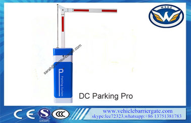 Blue And White Security Boom Parking Barrier Gate Folding Arm 90 độ thiết kế tốc độ định số