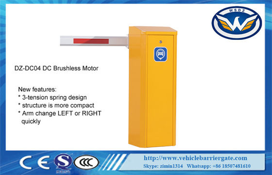 Cổng rào chắn thông minh Cánh tay 6m Động cơ không chổi than DC24V cho hệ thống bãi đậu xe