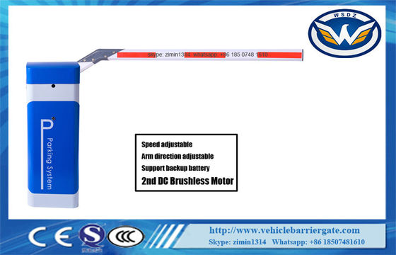 Rào cản đỗ xe đấu thầu Cổng rào cản động cơ không chổi than DC24V Bùng nổ giao thông