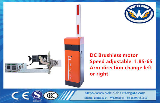 Hàng rào bãi đỗ xe có cánh tay kính thiên văn 140W DC24V 6m với nhà máy năng lượng mặt trời