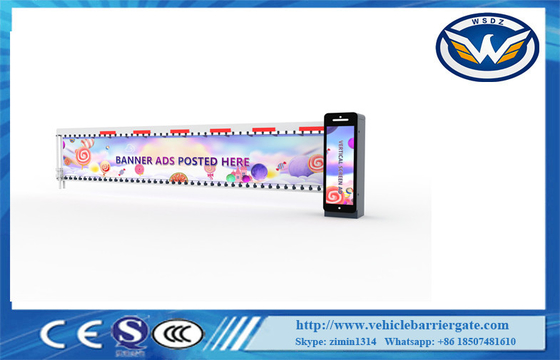 Quảng cáo động cơ không chổi than 24VDC Cánh tay rào cổng rào thông minh