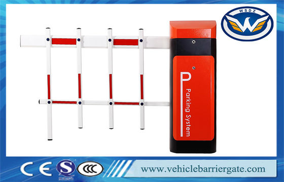 Bi - Direction Passing Road Boom Barrier Gate With Traffic Light Interface