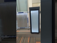 advertising barrier gate with DC brushless motor working smoothly