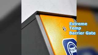 Cổng rào chắn: Lối vào bãi đậu xe nhiệt độ cực cao